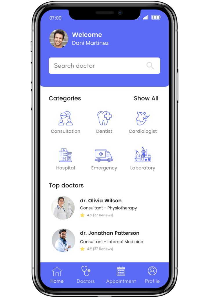 Doctor App development solutions